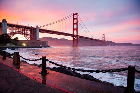Creuar el Pont Golden Gate