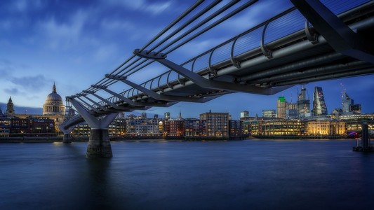 Cross The London Millennium Footbridge