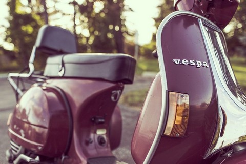 Ride a Vespa